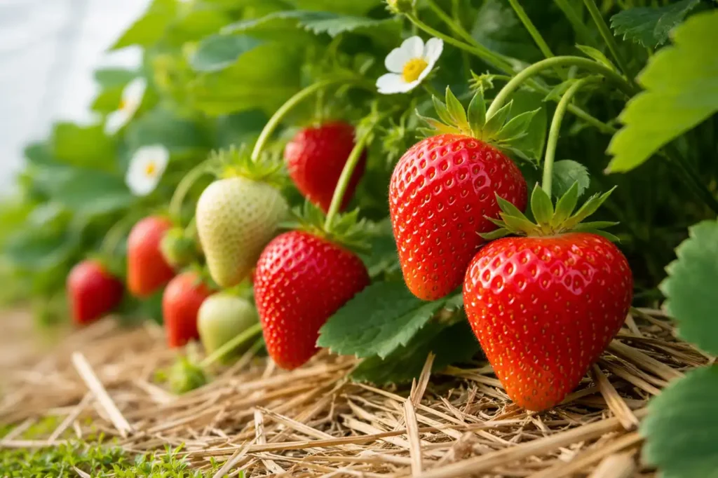 calcium deficiency in strawberries